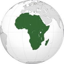 green map of africa on a white background highlighting African rare earth projects